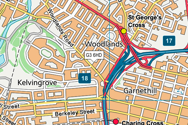 G3 6HD map - OS VectorMap District (Ordnance Survey) G3 6HD map - OS VectorMap District (Ordnance Survey)