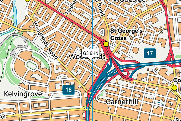 G3 6HN map - OS VectorMap District (Ordnance Survey)