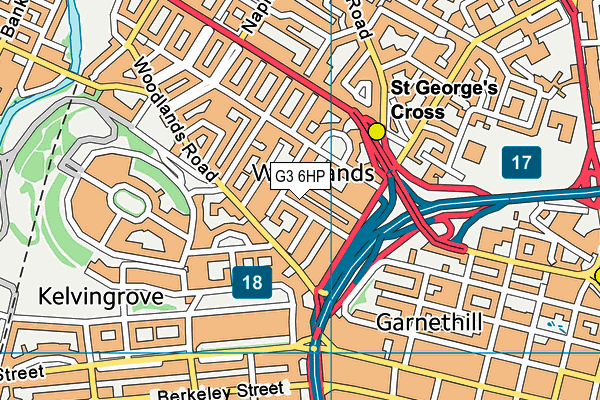 G3 6HP map - OS VectorMap District (Ordnance Survey)