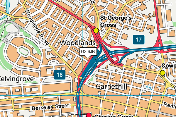 G3 6JB map - OS VectorMap District (Ordnance Survey) G3 6JB map - OS VectorMap District (Ordnance Survey)