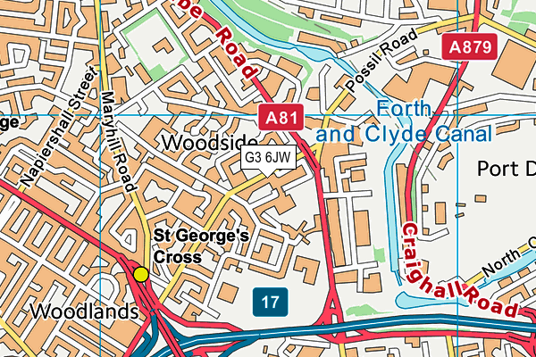 G3 6JW map - OS VectorMap District (Ordnance Survey) G3 6JW map - OS VectorMap District (Ordnance Survey)