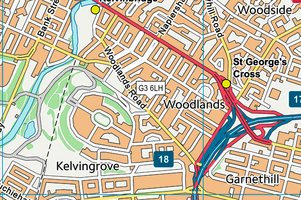 G3 6LH map - OS VectorMap District (Ordnance Survey) G3 6LH map - OS VectorMap District (Ordnance Survey)