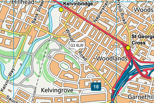 G3 6LW map - OS VectorMap District (Ordnance Survey) G3 6LW map - OS VectorMap District (Ordnance Survey)