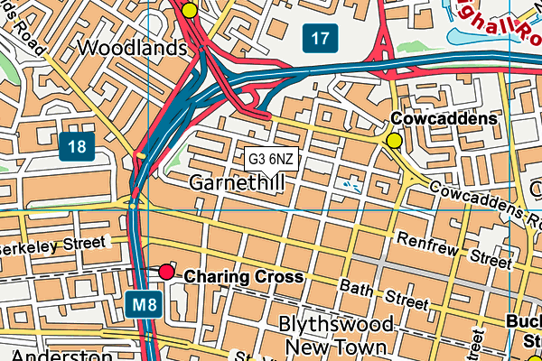 G3 6NZ map - OS VectorMap District (Ordnance Survey) G3 6NZ map - OS VectorMap District (Ordnance Survey)