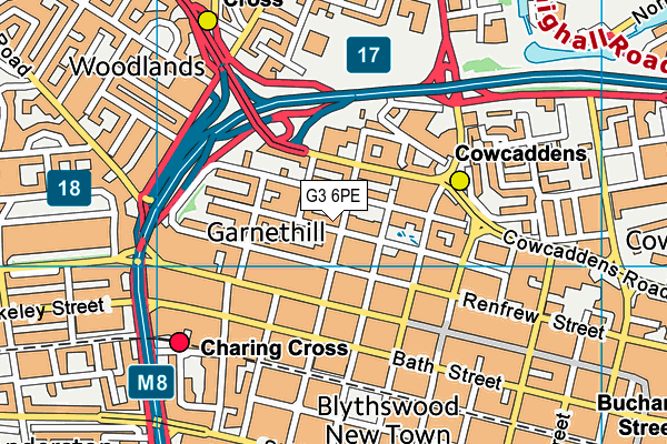 G3 6PE map - OS VectorMap District (Ordnance Survey) G3 6PE map - OS VectorMap District (Ordnance Survey)