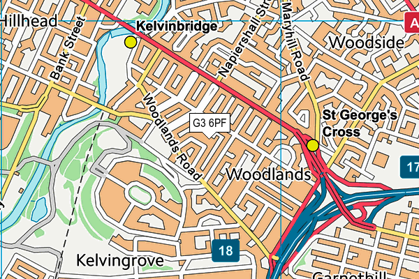 G3 6PF map - OS VectorMap District (Ordnance Survey) G3 6PF map - OS VectorMap District (Ordnance Survey)