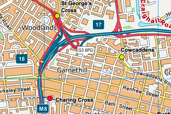 G3 6PG map - OS VectorMap District (Ordnance Survey)