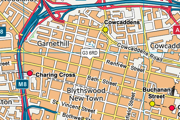 G3 6RD map - OS VectorMap District (Ordnance Survey) G3 6RD map - OS VectorMap District (Ordnance Survey)