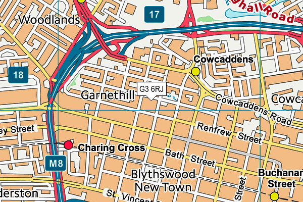 G3 6RJ map - OS VectorMap District (Ordnance Survey) G3 6RJ map - OS VectorMap District (Ordnance Survey)