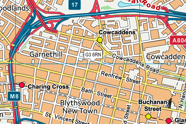 G3 6RN map - OS VectorMap District (Ordnance Survey) G3 6RN map - OS VectorMap District (Ordnance Survey)