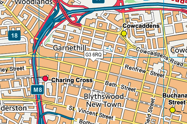 G3 6RQ map - OS VectorMap District (Ordnance Survey) G3 6RQ map - OS VectorMap District (Ordnance Survey)