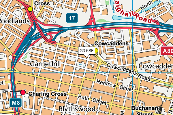G3 6SF map - OS VectorMap District (Ordnance Survey) G3 6SF map - OS VectorMap District (Ordnance Survey)