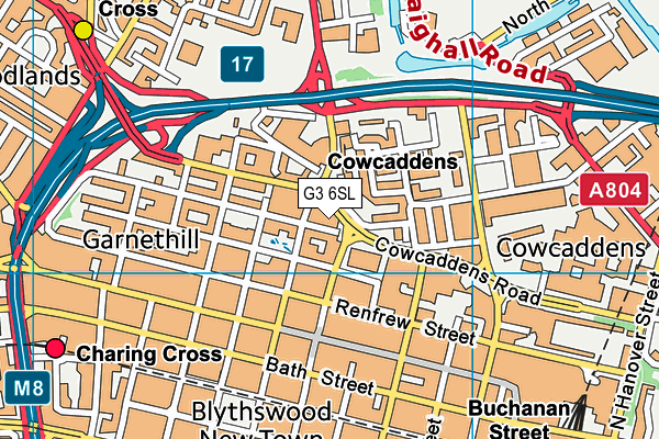 G3 6SL map - OS VectorMap District (Ordnance Survey) G3 6SL map - OS VectorMap District (Ordnance Survey)