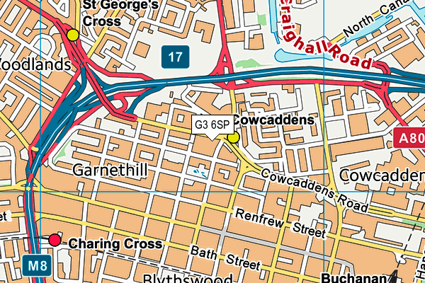 G3 6SP map - OS VectorMap District (Ordnance Survey) G3 6SP map - OS VectorMap District (Ordnance Survey)