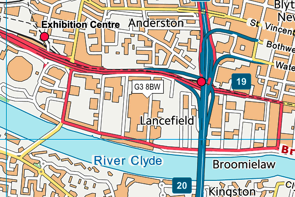 G3 8BW map - OS VectorMap District (Ordnance Survey) G3 8BW map - OS VectorMap District (Ordnance Survey)
