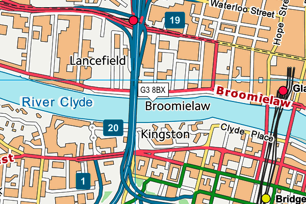 G3 8BX map - OS VectorMap District (Ordnance Survey) G3 8BX map - OS VectorMap District (Ordnance Survey)