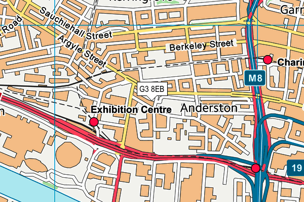G3 8EB map - OS VectorMap District (Ordnance Survey)