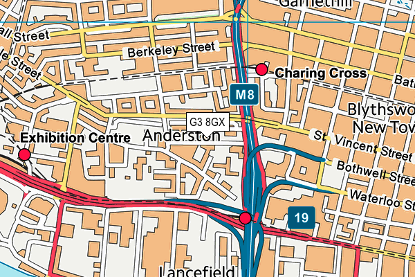 G3 8GX map - OS VectorMap District (Ordnance Survey) G3 8GX map - OS VectorMap District (Ordnance Survey)