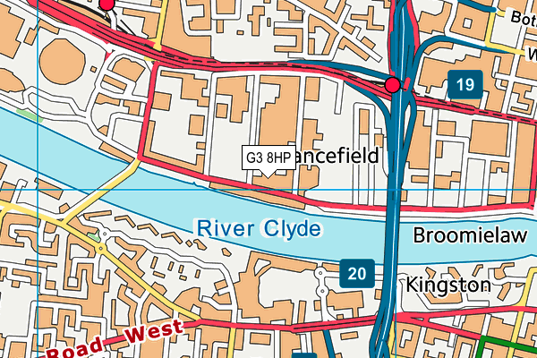 G3 8HP map - OS VectorMap District (Ordnance Survey)