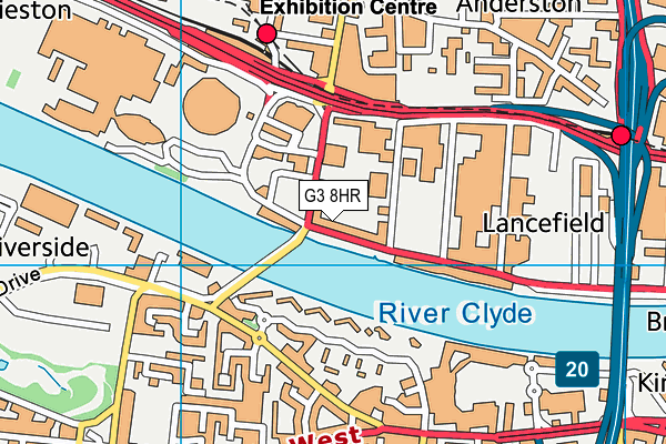 G3 8HR map - OS VectorMap District (Ordnance Survey) G3 8HR map - OS VectorMap District (Ordnance Survey)