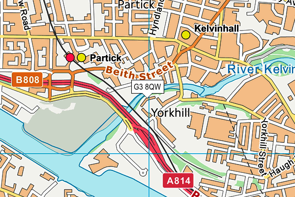 G3 8QW map - OS VectorMap District (Ordnance Survey) G3 8QW map - OS VectorMap District (Ordnance Survey)