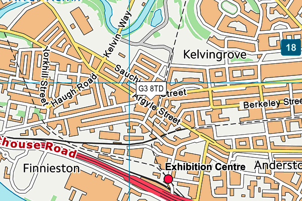 G3 8TD map - OS VectorMap District (Ordnance Survey) G3 8TD map - OS VectorMap District (Ordnance Survey)