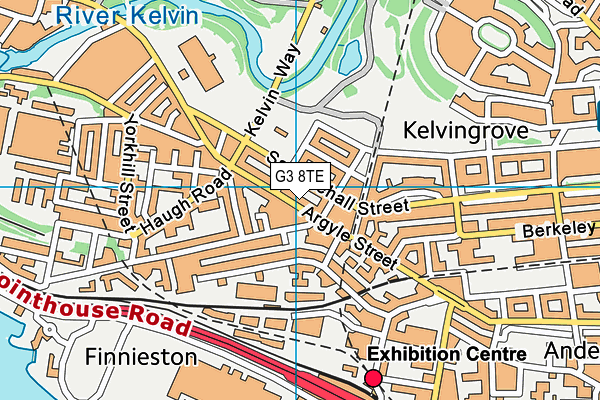 G3 8TE map - OS VectorMap District (Ordnance Survey) G3 8TE map - OS VectorMap District (Ordnance Survey)