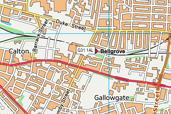 G31 1AL map - OS VectorMap District (Ordnance Survey) G31 1AL map - OS VectorMap District (Ordnance Survey)
