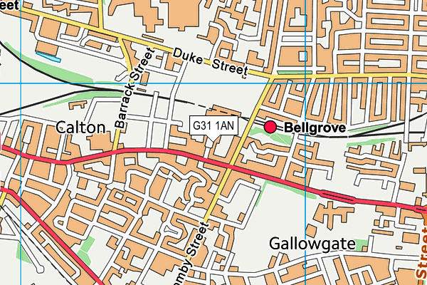 G31 1AN map - OS VectorMap District (Ordnance Survey) G31 1AN map - OS VectorMap District (Ordnance Survey)