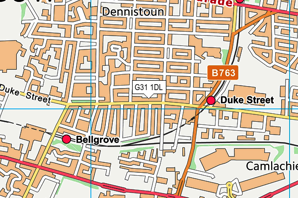 G31 1DL map - OS VectorMap District (Ordnance Survey) G31 1DL map - OS VectorMap District (Ordnance Survey)