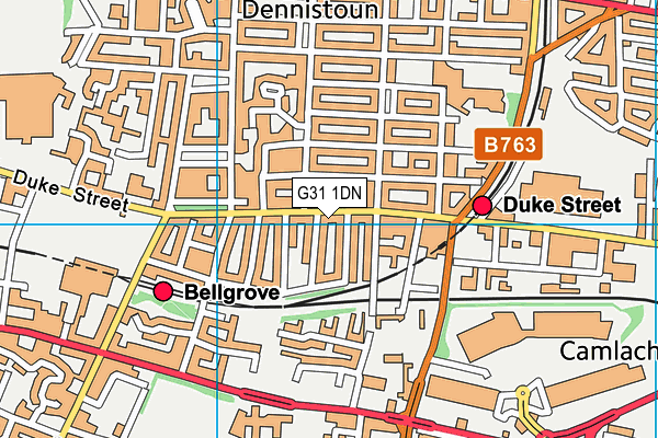 G31 1DN map - OS VectorMap District (Ordnance Survey) G31 1DN map - OS VectorMap District (Ordnance Survey)
