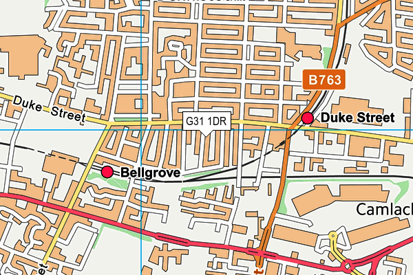 G31 1DR map - OS VectorMap District (Ordnance Survey) G31 1DR map - OS VectorMap District (Ordnance Survey)