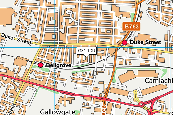 G31 1DU map - OS VectorMap District (Ordnance Survey) G31 1DU map - OS VectorMap District (Ordnance Survey)
