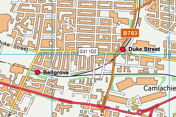 G31 1DZ map - OS VectorMap District (Ordnance Survey) G31 1DZ map - OS VectorMap District (Ordnance Survey)