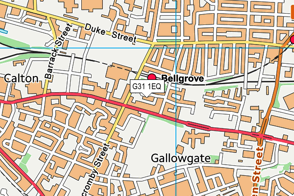 G31 1EQ map - OS VectorMap District (Ordnance Survey) G31 1EQ map - OS VectorMap District (Ordnance Survey)