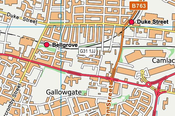 G31 1JJ map - OS VectorMap District (Ordnance Survey) G31 1JJ map - OS VectorMap District (Ordnance Survey)