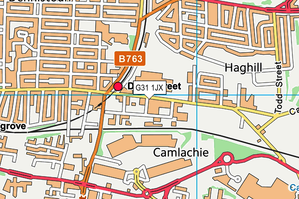 G31 1JX map - OS VectorMap District (Ordnance Survey) G31 1JX map - OS VectorMap District (Ordnance Survey)