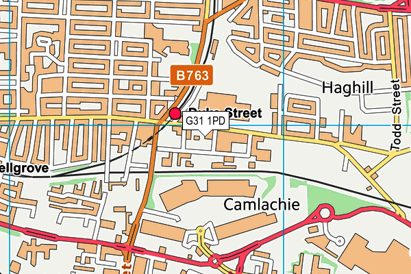 G31 1PD map - OS VectorMap District (Ordnance Survey) G31 1PD map - OS VectorMap District (Ordnance Survey)