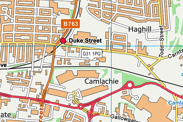 G31 1PG map - OS VectorMap District (Ordnance Survey) G31 1PG map - OS VectorMap District (Ordnance Survey)