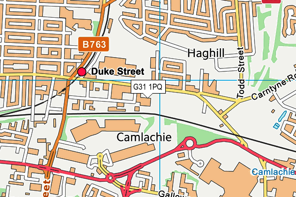 G31 1PQ map - OS VectorMap District (Ordnance Survey) G31 1PQ map - OS VectorMap District (Ordnance Survey)
