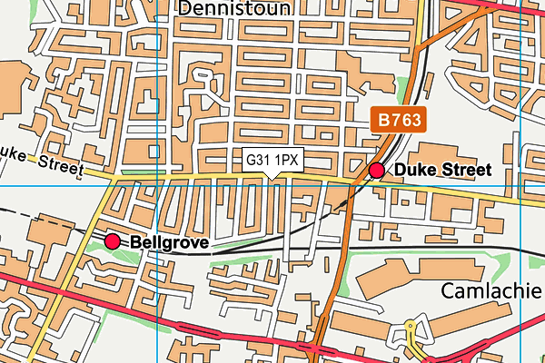 G31 1PX map - OS VectorMap District (Ordnance Survey) G31 1PX map - OS VectorMap District (Ordnance Survey)