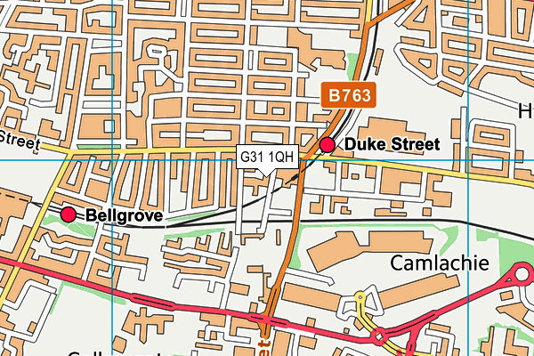 G31 1QH map - OS VectorMap District (Ordnance Survey) G31 1QH map - OS VectorMap District (Ordnance Survey)