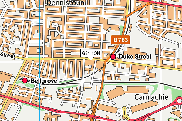 G31 1QN map - OS VectorMap District (Ordnance Survey) G31 1QN map - OS VectorMap District (Ordnance Survey)