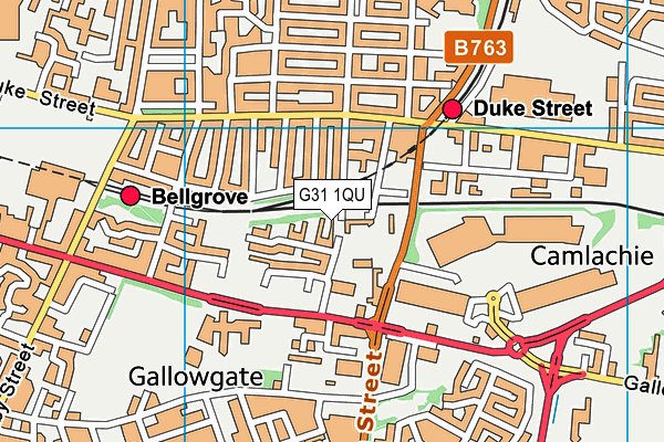G31 1QU map - OS VectorMap District (Ordnance Survey) G31 1QU map - OS VectorMap District (Ordnance Survey)