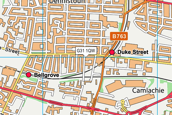 G31 1QW map - OS VectorMap District (Ordnance Survey) G31 1QW map - OS VectorMap District (Ordnance Survey)