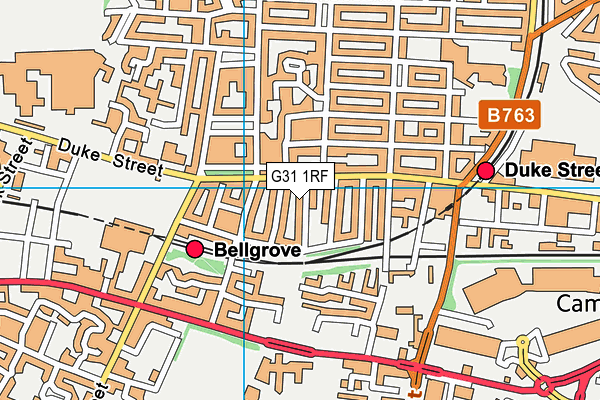 G31 1RF map - OS VectorMap District (Ordnance Survey) G31 1RF map - OS VectorMap District (Ordnance Survey)