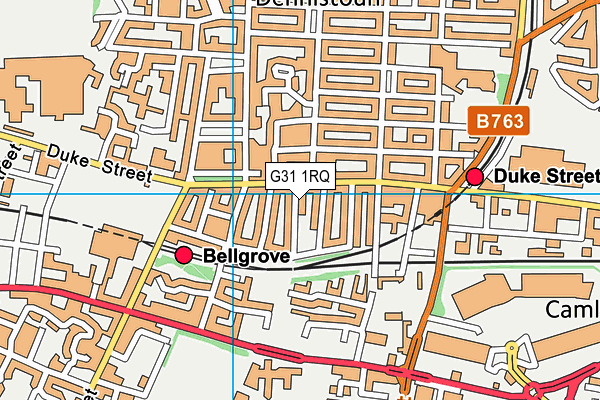 G31 1RQ map - OS VectorMap District (Ordnance Survey) G31 1RQ map - OS VectorMap District (Ordnance Survey)