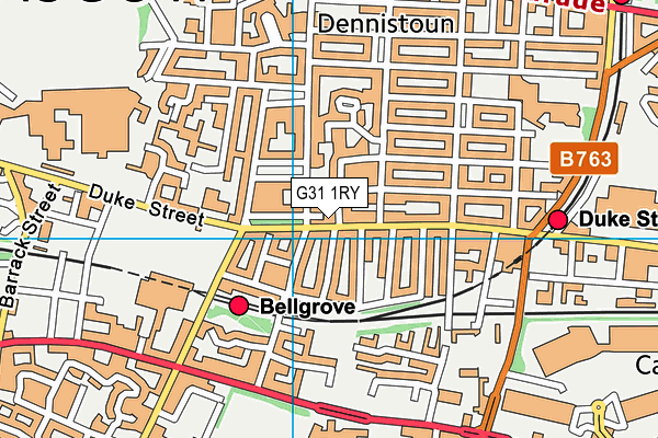 G31 1RY map - OS VectorMap District (Ordnance Survey) G31 1RY map - OS VectorMap District (Ordnance Survey)