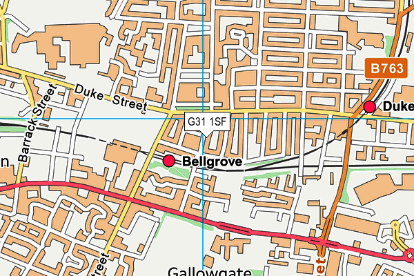 G31 1SF map - OS VectorMap District (Ordnance Survey) G31 1SF map - OS VectorMap District (Ordnance Survey)