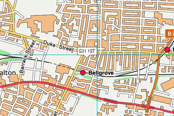 G31 1ST map - OS VectorMap District (Ordnance Survey) G31 1ST map - OS VectorMap District (Ordnance Survey)